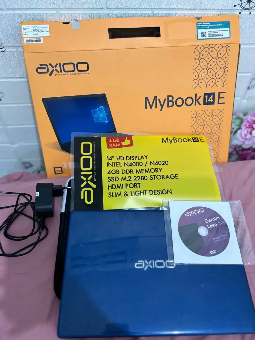 Laptop AXIOO Mybook 14E baru nda terpakai