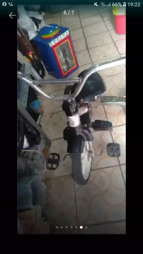 Sepeda ank berkualitas mdl sin chan kond normal hrg murah sj cpt dpt