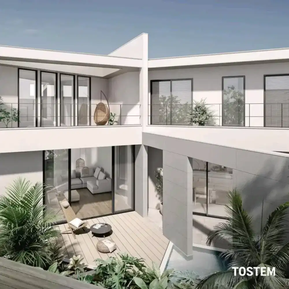 Kusen aluminium pintu jendela kaca dll