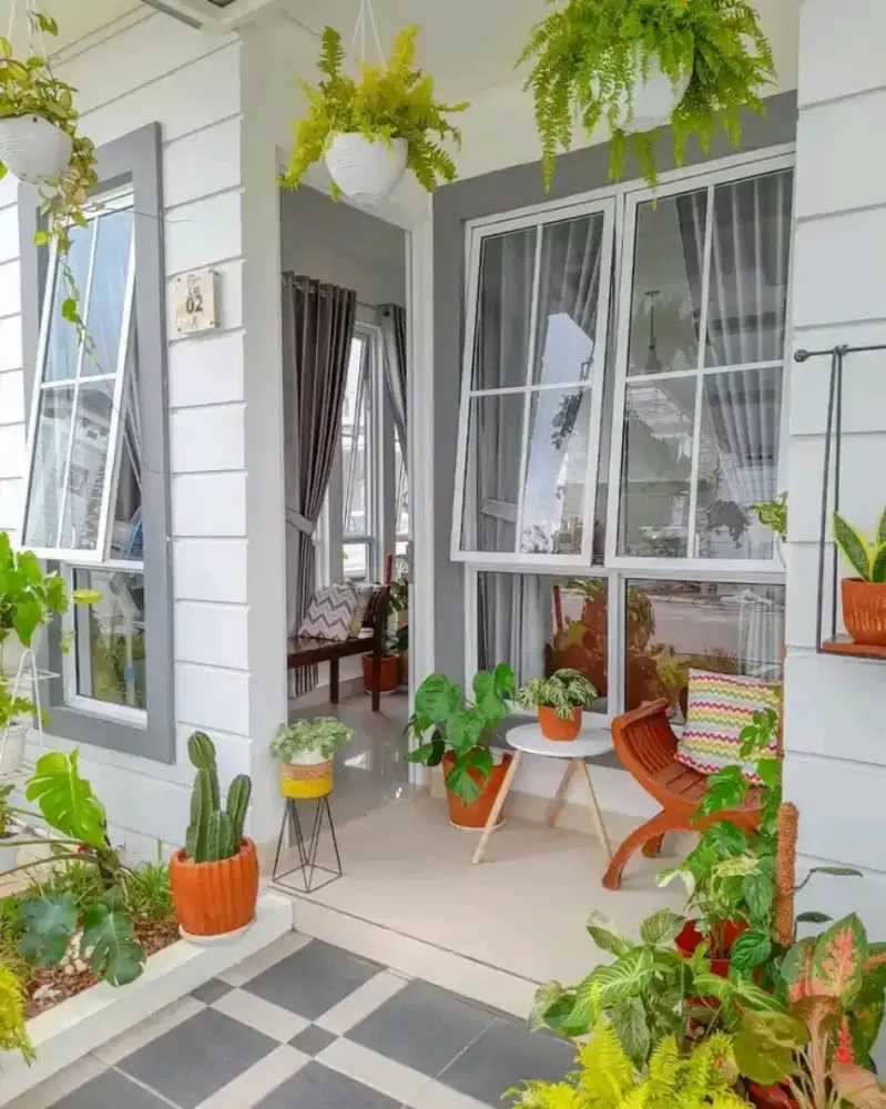 Kusen aluminium pintu jendela kaca