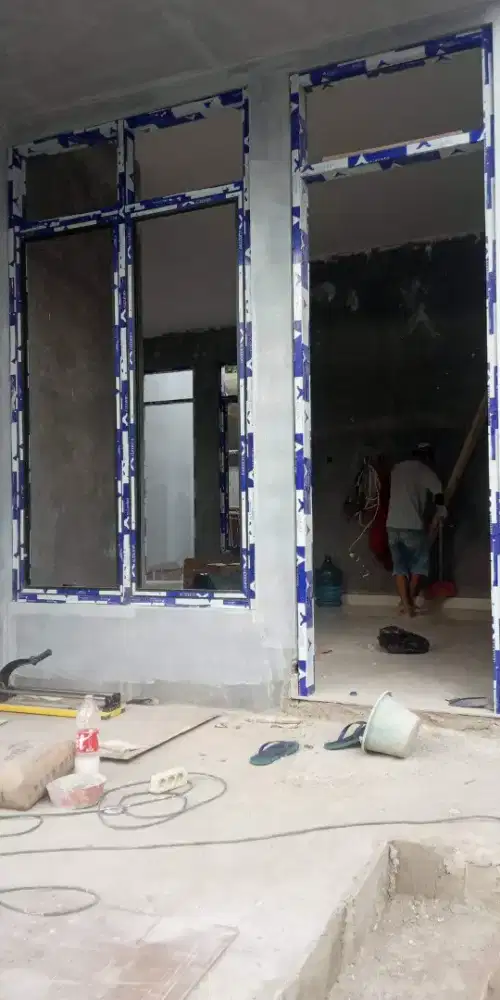 Pintu kusen almuniyum & pintu polding get