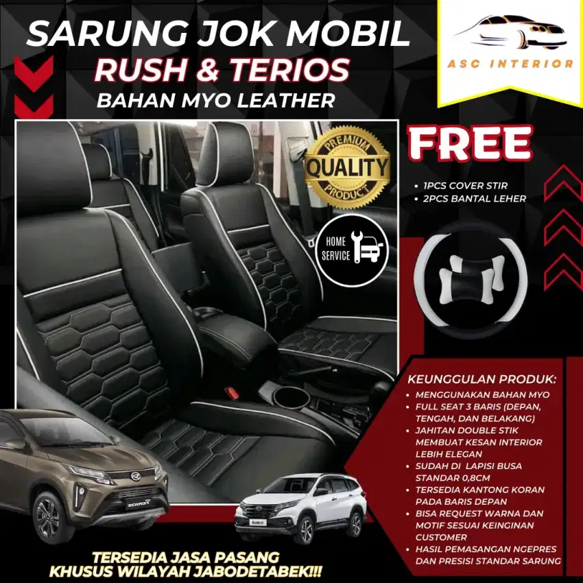 SARUNG JOK MOBIL  FULL SEAT 3 BARIS