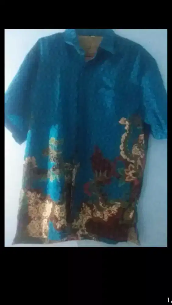 BATIK PEKALONGAN BIRU SIZE: L