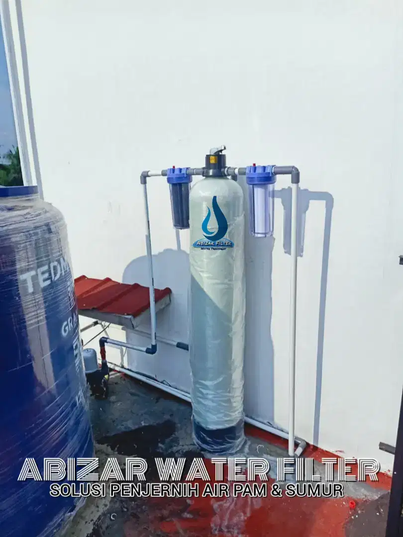 Filter Air Sumur & PAM - Penjernih Air Keruh Karat Bau - Abizar Water