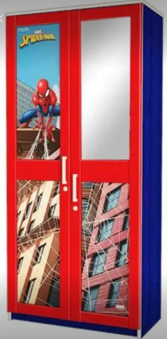 LEMARI PAKAIAN 2 PINTU SPIDERMAN APANEL WDM 12322 SPD