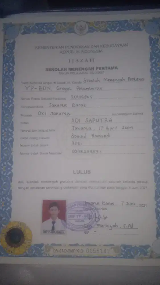 Nyari loker pengalaman packing barang baju ijasah smp umur 20