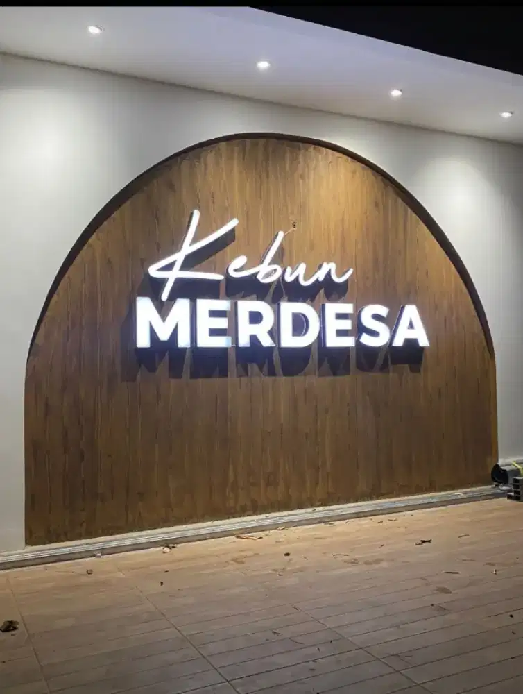 HURUF TIMBUL, NEON BOX ACRYLIC  CUSTOM