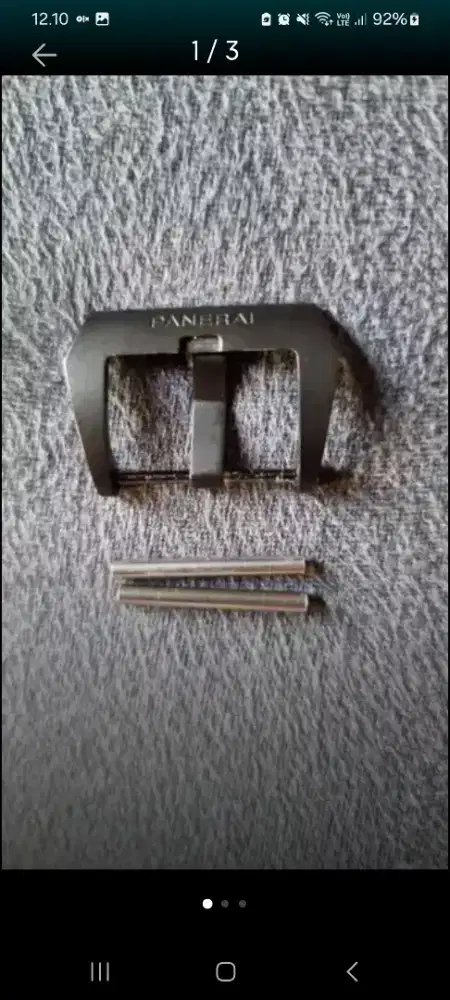 Gasper buckle Panèrai black