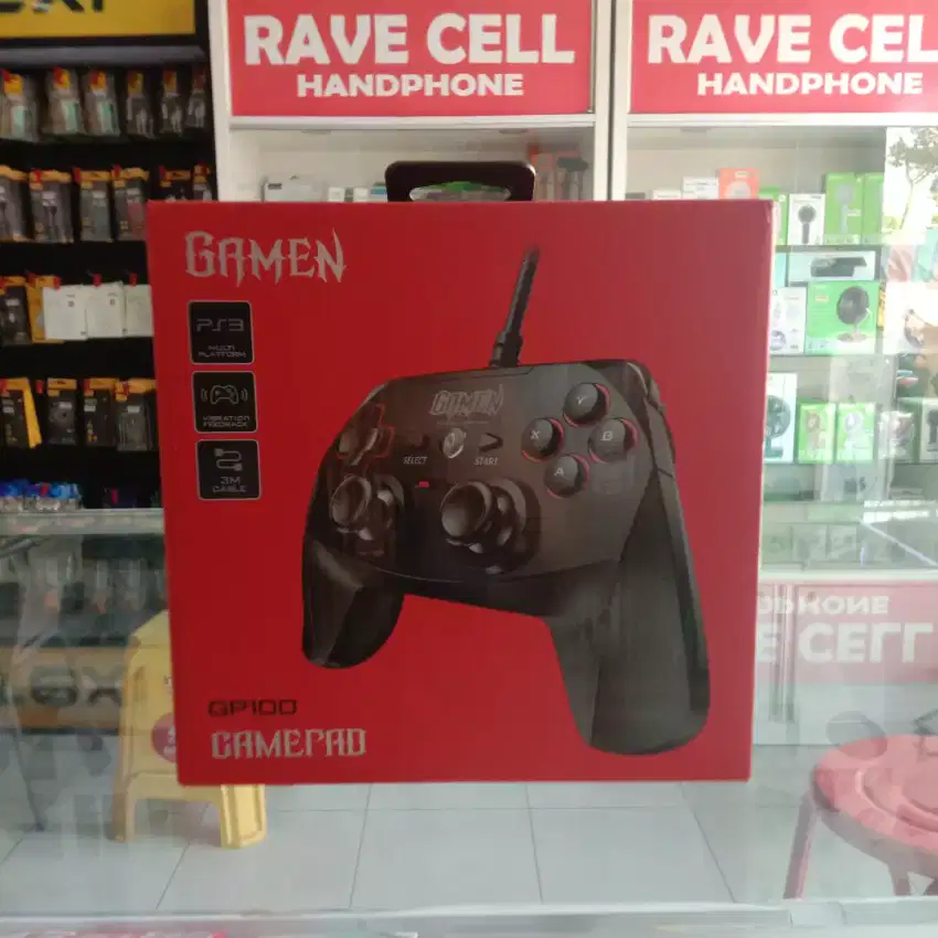 Gamepad GAMEN GP100 3 Meter Murah Meriah!!! (RAVE CELL SAKO)