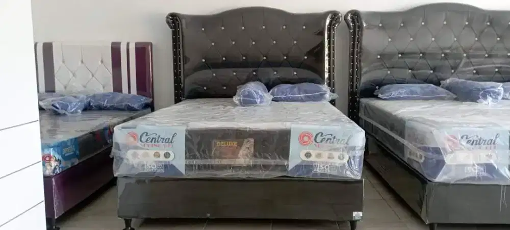 PAKET DIPAN SULTAN + SPRING BED CENTRAL UK 160 X 200 CM