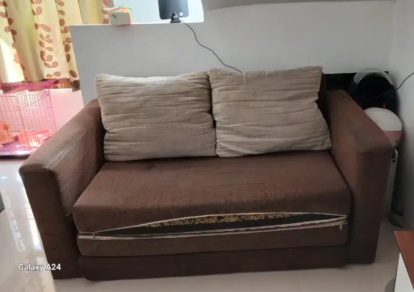 SOFA BED and PILLOW