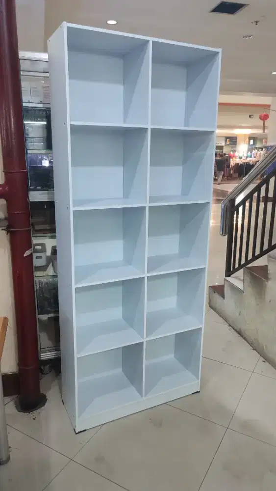 RAK SERBAGUNA 10 KOTAK ( P 80 X L 30 x T 200 cm