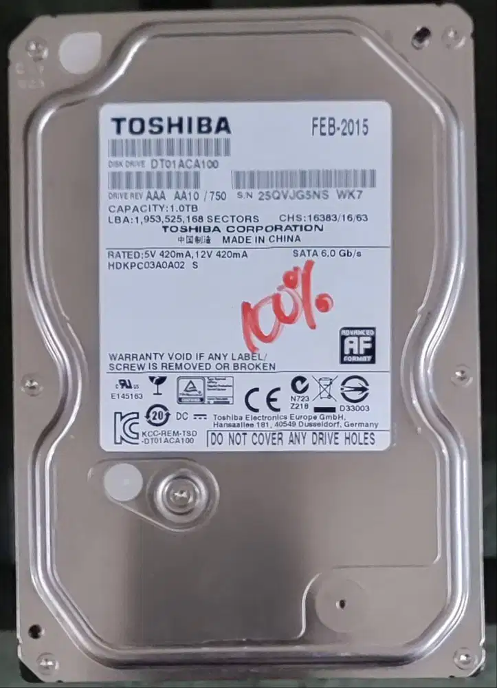 HDD Harddisk Komputer PC CCTV 1TB