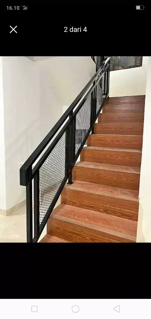 Realing tangga dan pagar balkon motif plat expanda