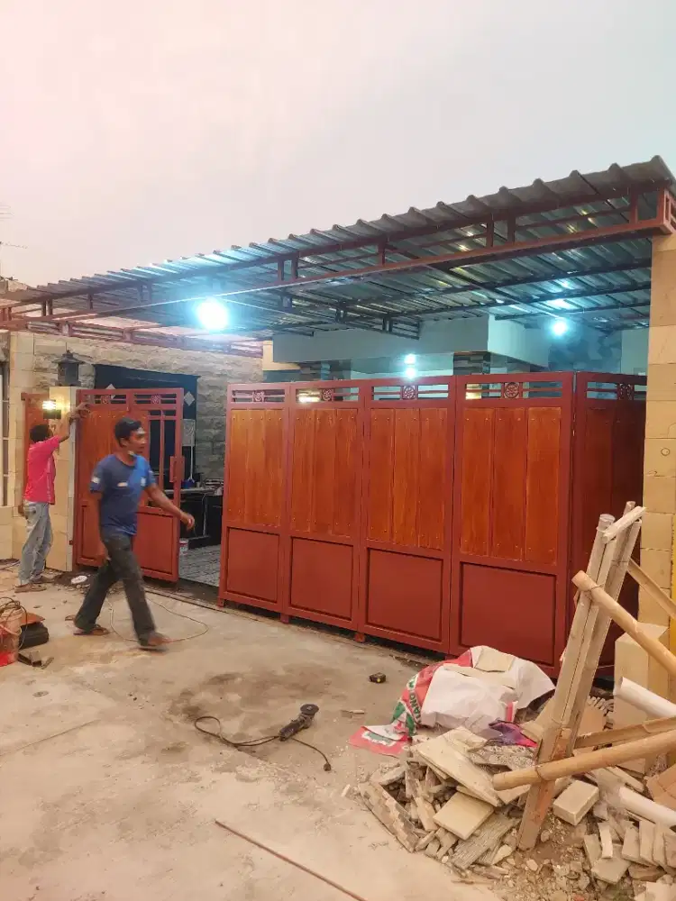 Kanopi murah 285rb/m² bahan galfanis anti karat tebal 1,6mm brkwalitas