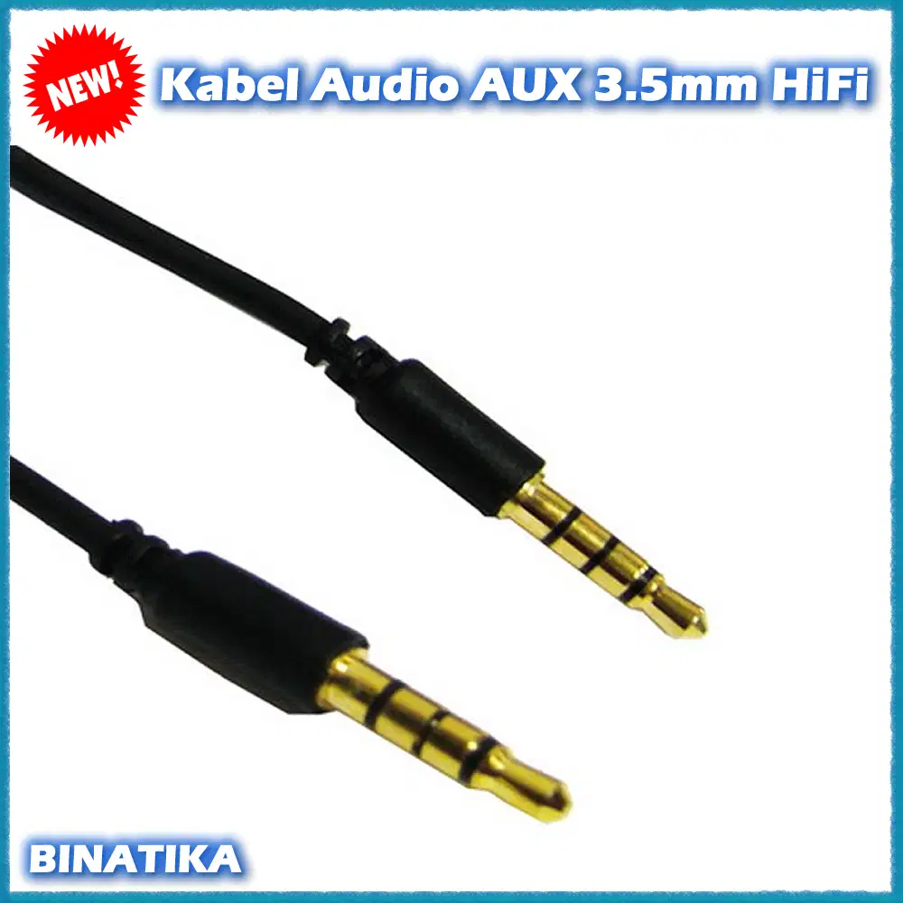 Kabel Audio AUX 3.5mm HiFi Good Quality