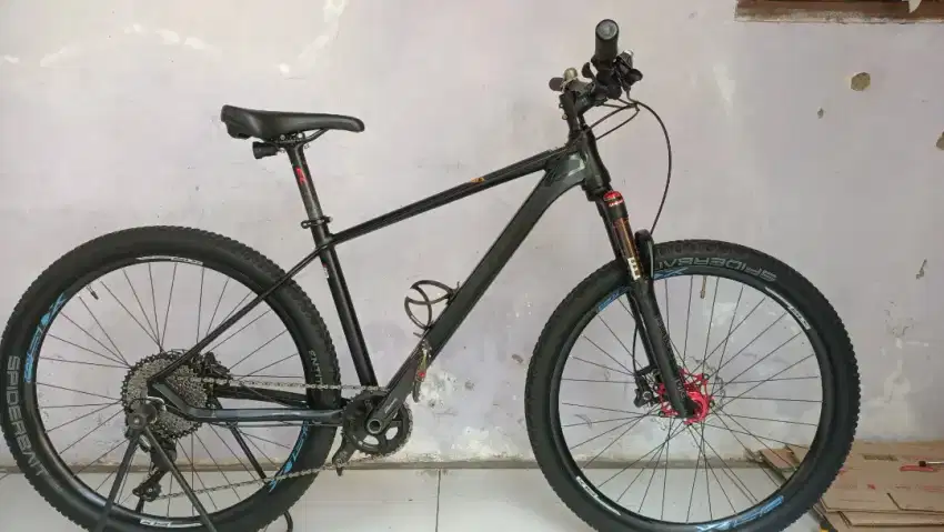 Jual sepeda gunung rakitan full Shimano deore, 1 x 10sp