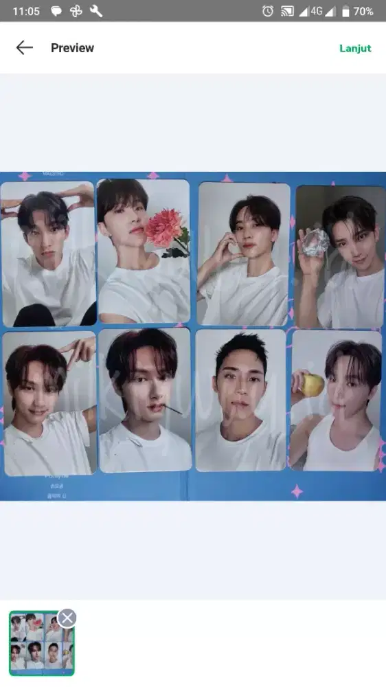 Photocard Seventeen Official Dear Ver.