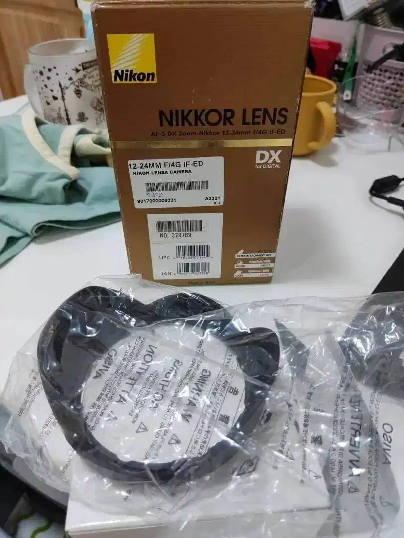 Lensa Wide Nikon Nikkor AFS 12-24mm f4 G ED DX AF-S 12 24 mm