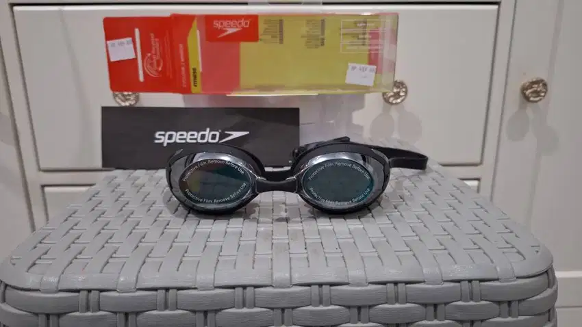 Kacamata Renang SPEEDO - SPE Cyclone Mirror Goggle Original Black