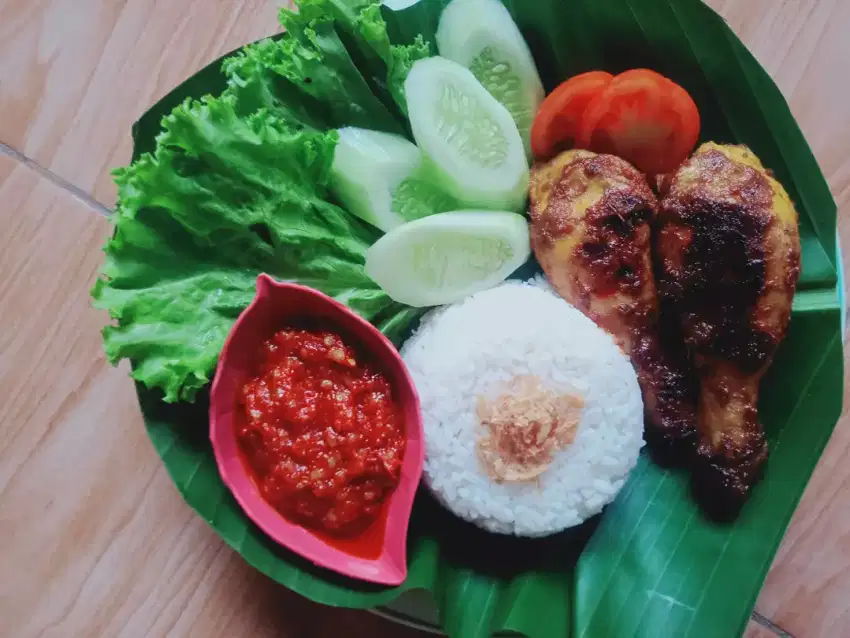 paket nasi ayam bakar