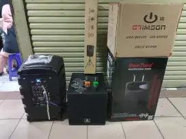 Paket Speaker Subwoofer Baretone Max 15Hb Crimson Subwoofer 12 Inch