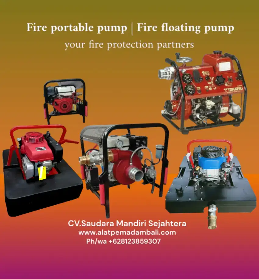 Fire floating pump