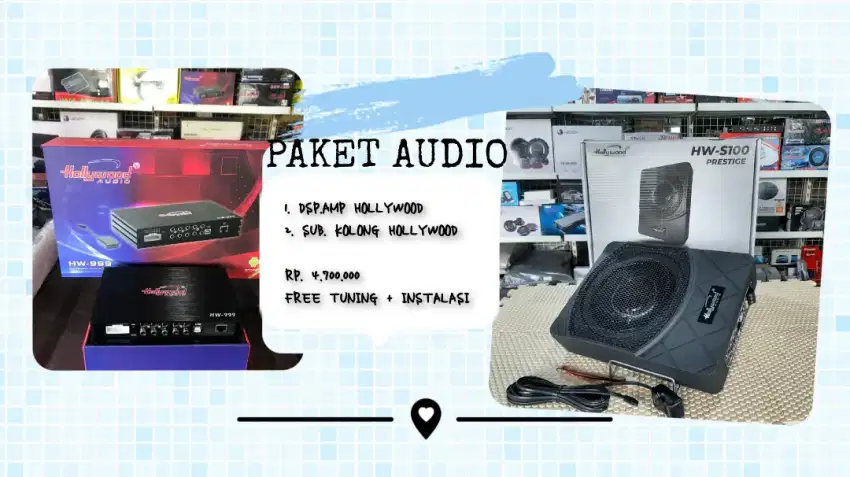 PAKET AUDIO DSP.AMPLIFIER HOLLYWOOD