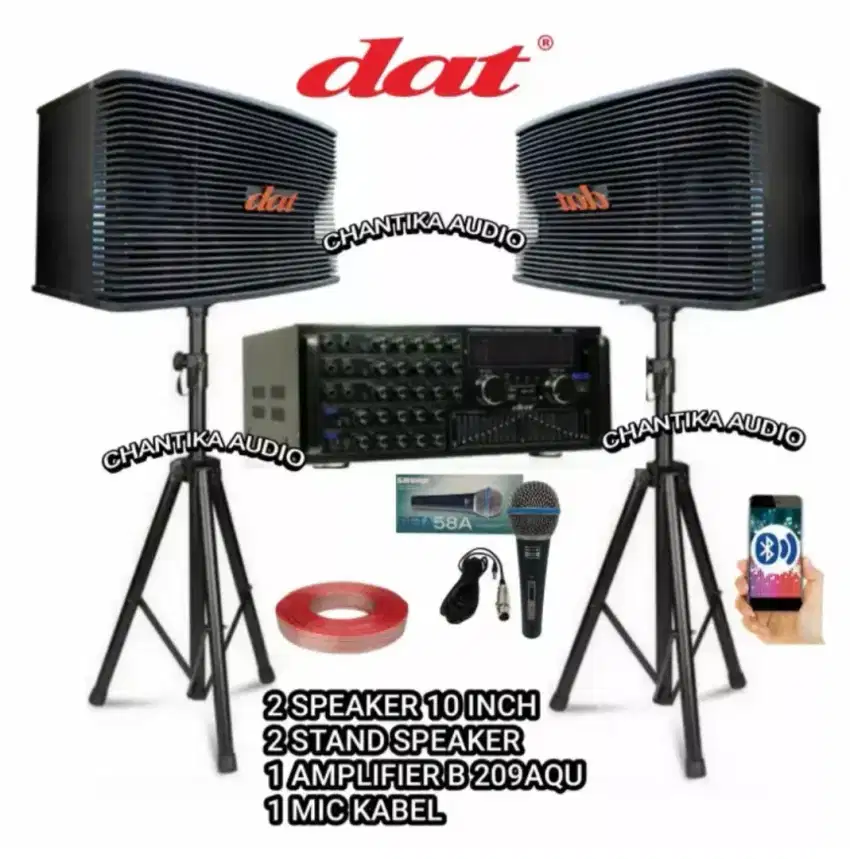 Speaker DAT pasif 10in. 1paket