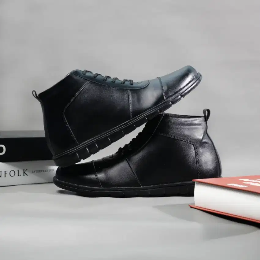 sepatu boot casual plat d original