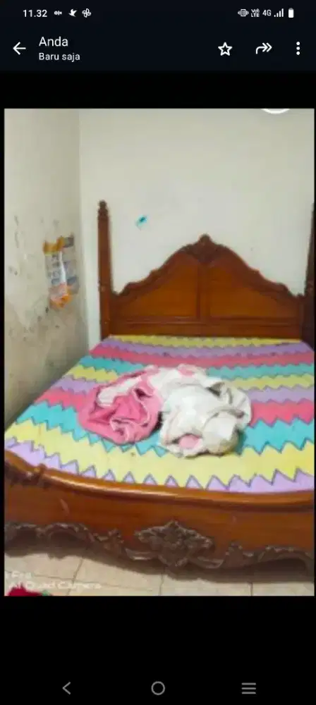 Tempat tidur jati