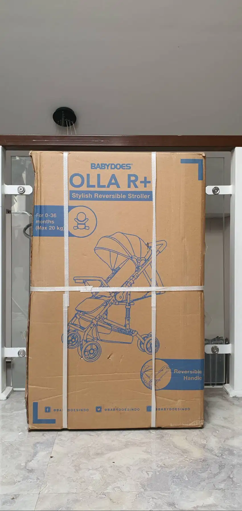 Stroller Babydoes Olla R+ Grey