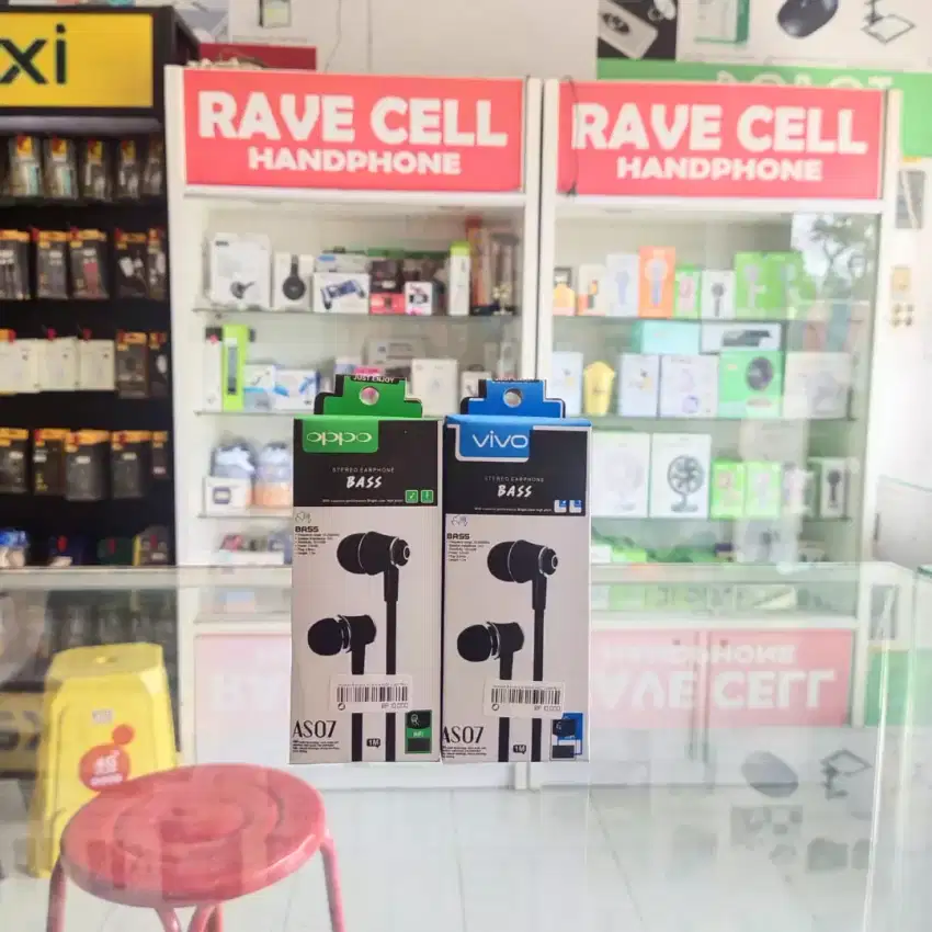 Headset Branded AS07 Super Bass ( RAVE CELL )