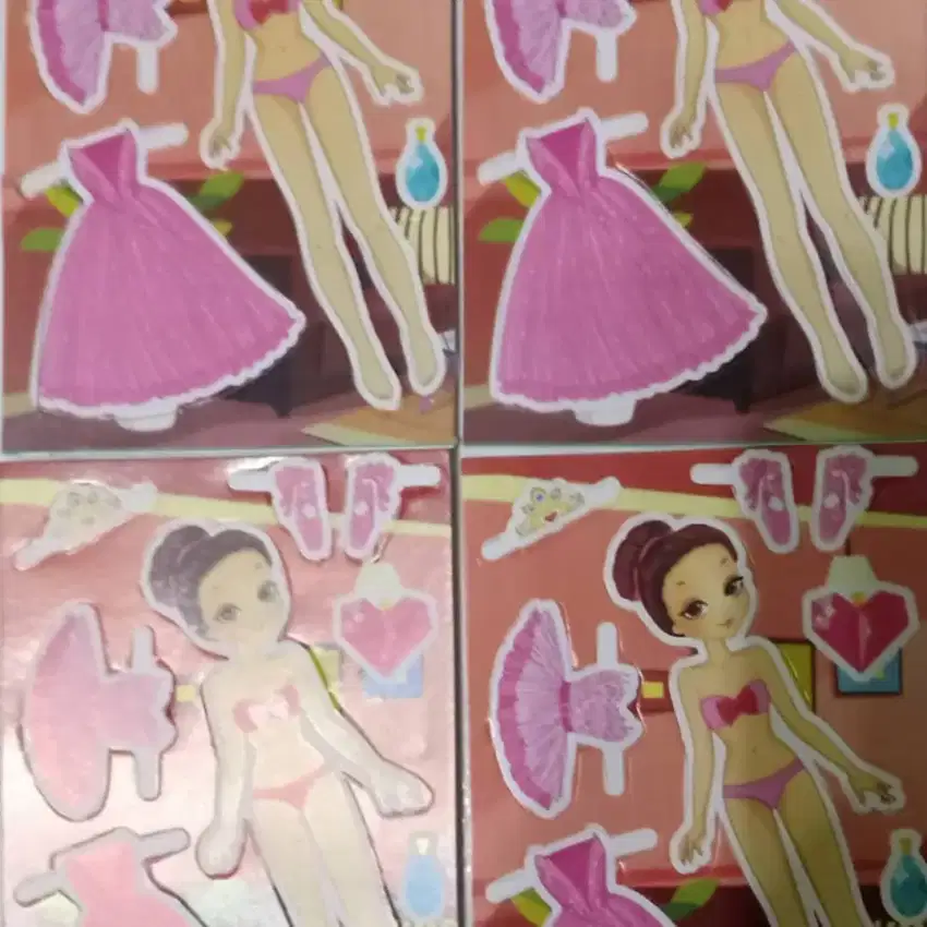 Mainan Bongkar Pasang Kertas Jadul
