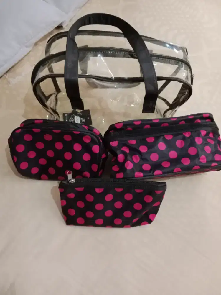 Tas Kosmetik Pouch 3+1