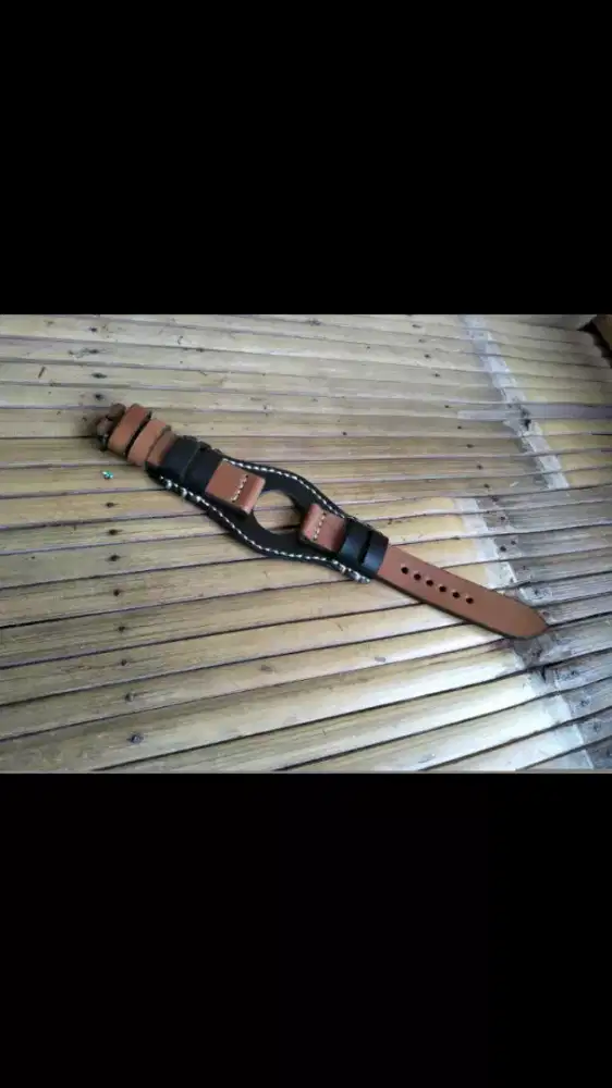 Strap jam tangan kulit
