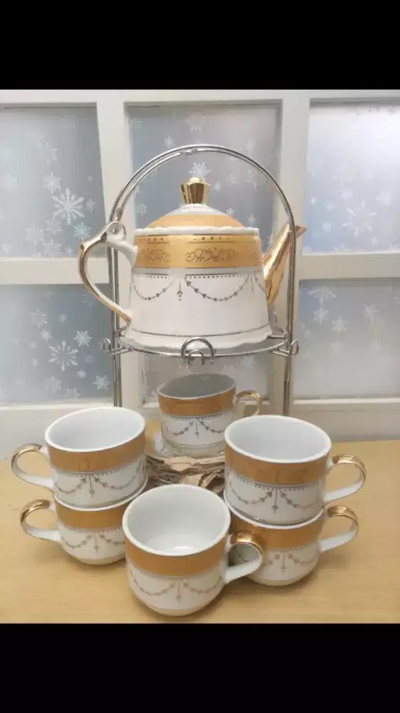 Jual tea set Vicenza design italy murah