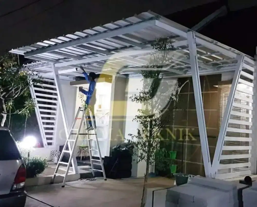 Kanopi baja ringan atap alderon