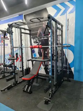 POWER RACK TL 026 BEST COMERCIAL SMITH MACHINE ALAT FITNESS