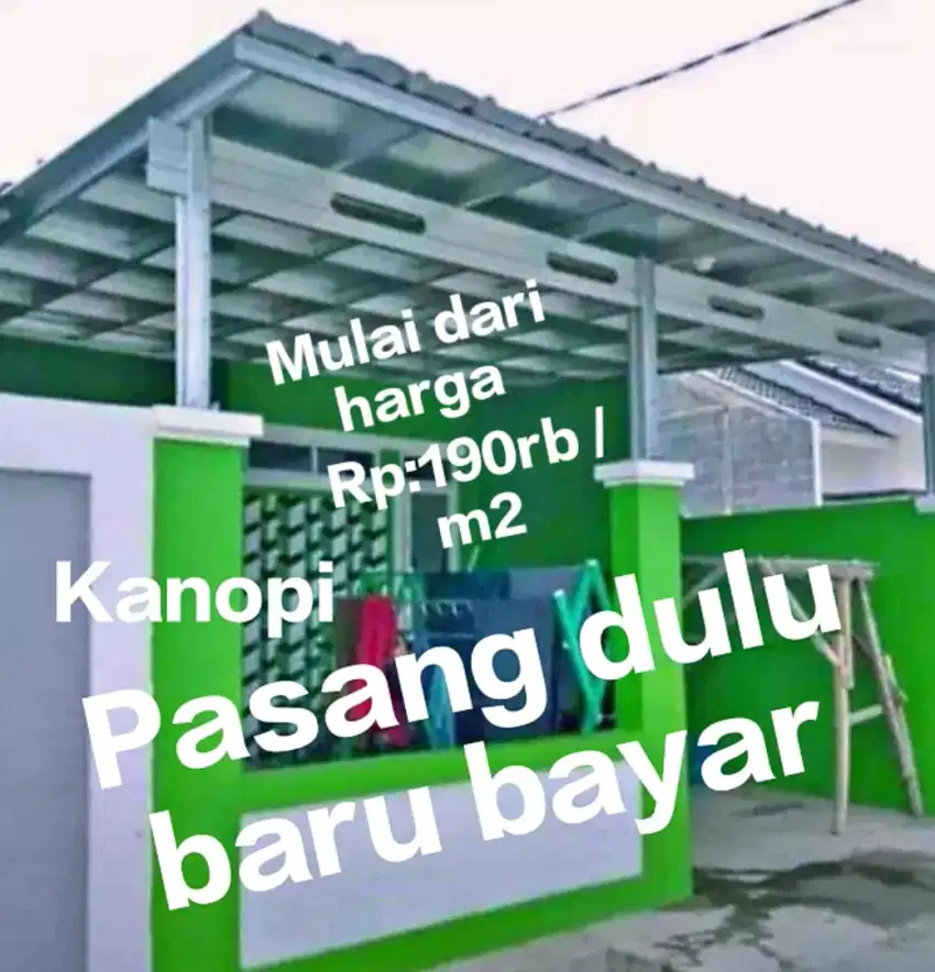 Kanopi Baja ringan / plafon PVC