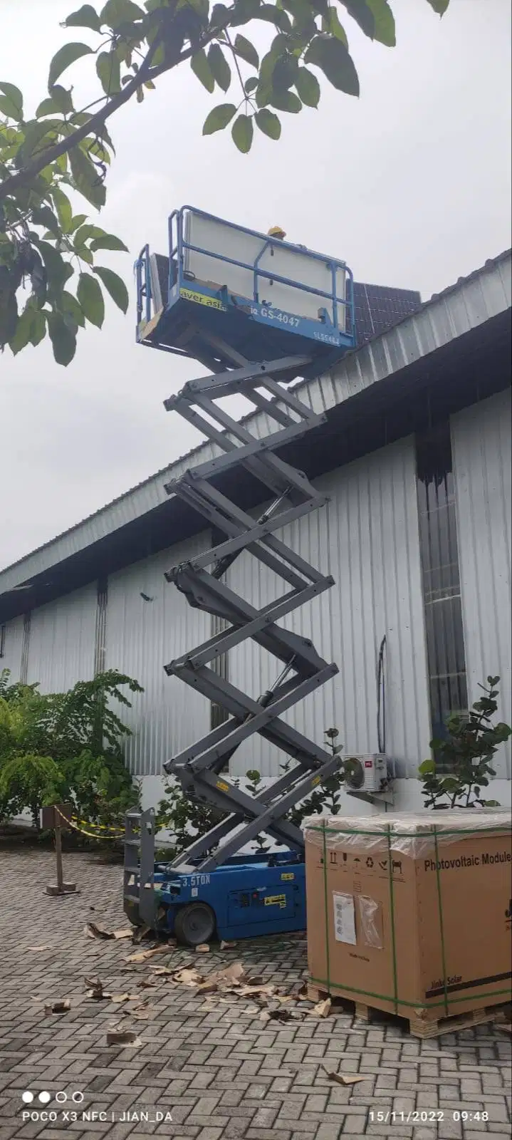 kembali tersedia Scissor Lift sampai 16 meter untuk Gresik