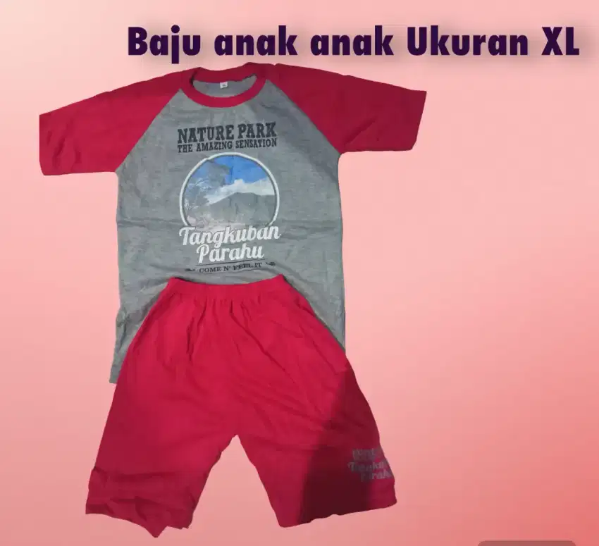 Baju Anak Tangkuban perahu Ukuran Xl