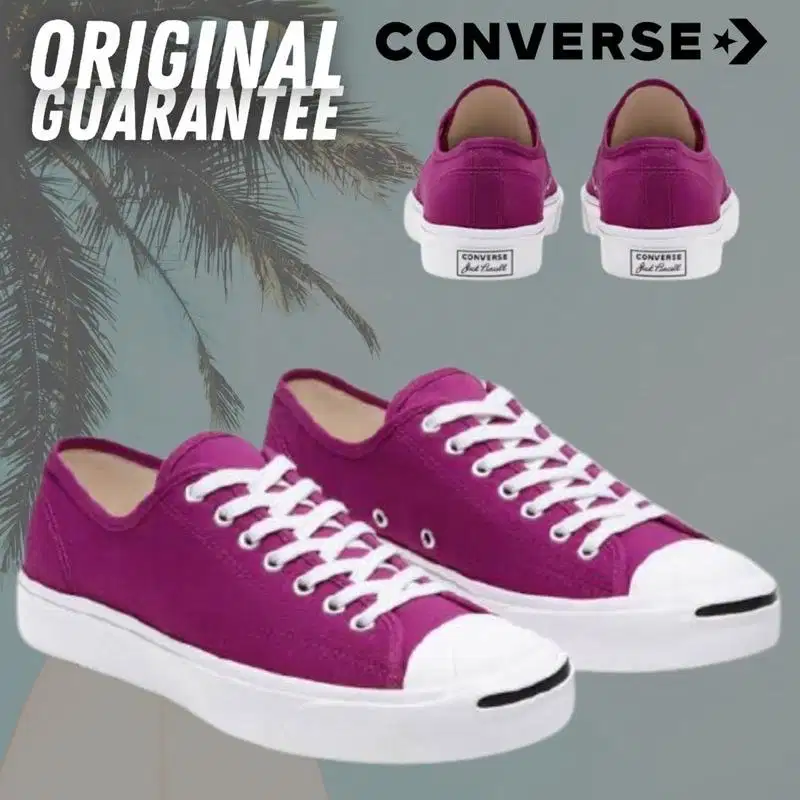 SEPATU CONVERSE JACK PURCELL SEASONAL COLOURS TWILL PURPLE ORIGINAL