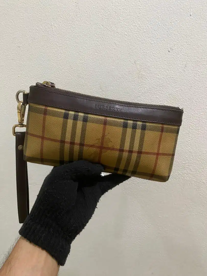 Pouch handbag burberry vintage unisex original