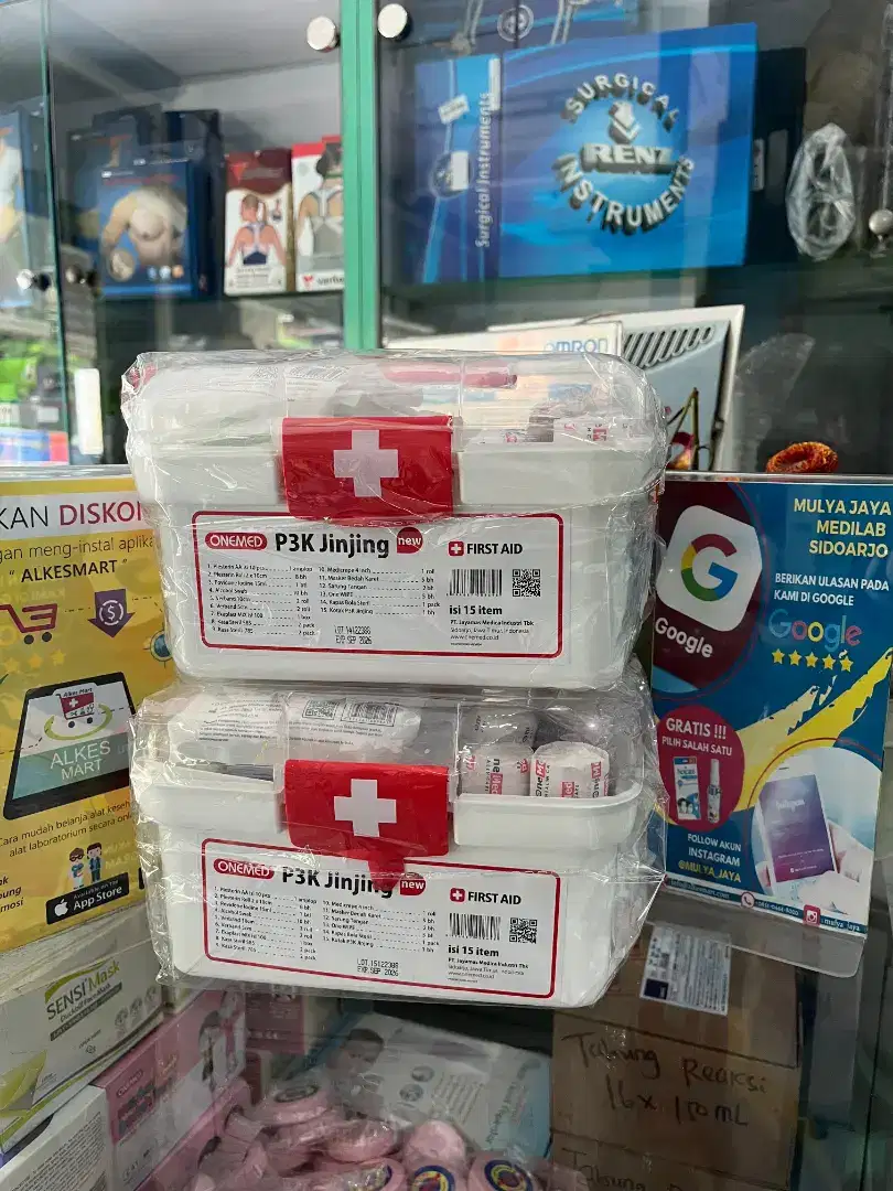 Kotak P3K Jinjing - Lengkap dengan isi