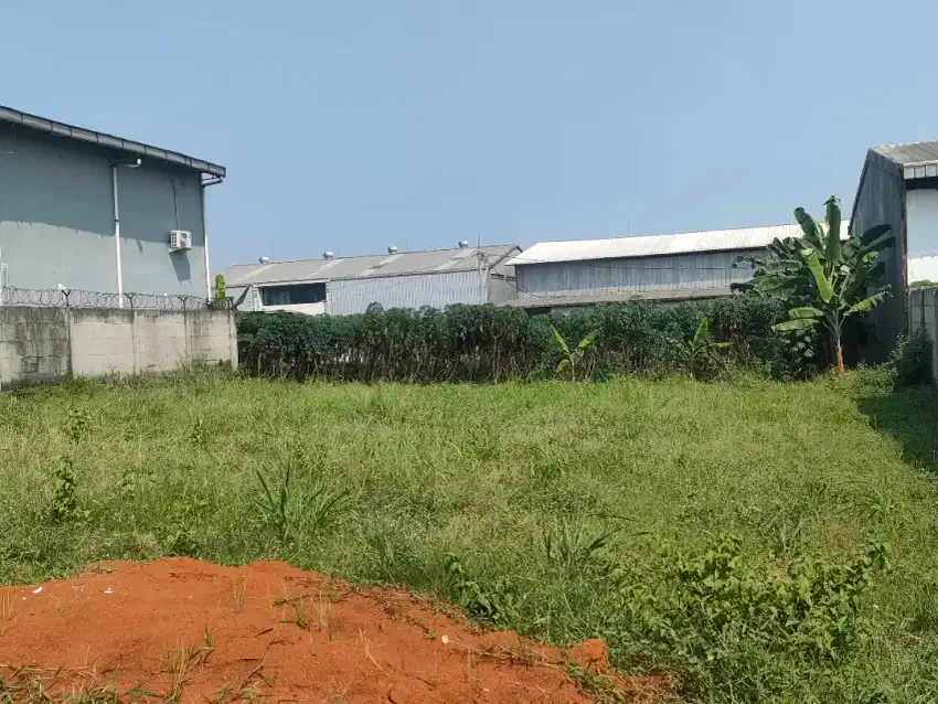 Tanah zona Industri & Gudang luas 500 m akses kontainer 20 feet