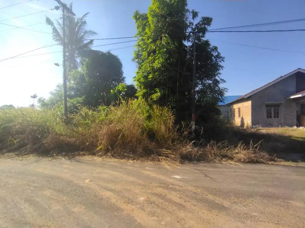 Tanah banjarbaru guntung manggis 19.5x20 pinggir jalan SHM