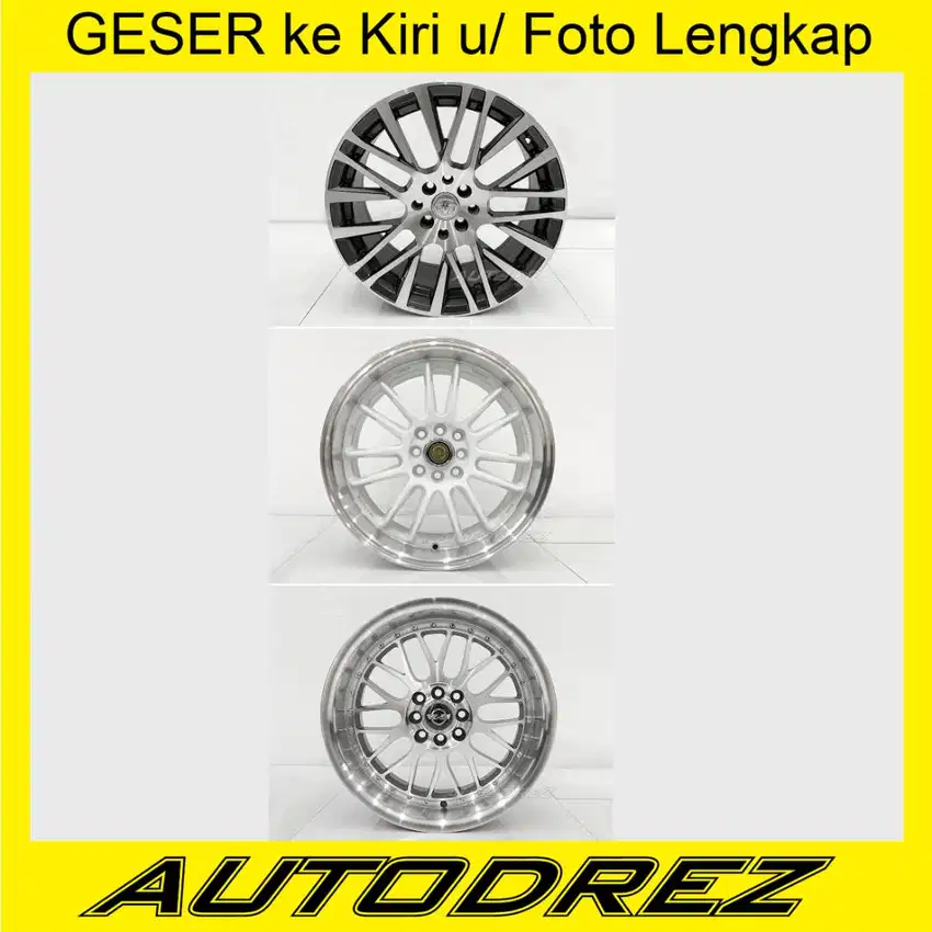 Velg Ring 17 R17 4x100 4x114 Jazz Yaris Avanza Honda Toyota Suzuki