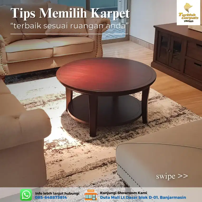 Karpet modern ruangan tebal juga lembut