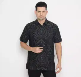 Hadinata Batik Kemeja Pendek Surya Swati Premium Size M REGULER FIT